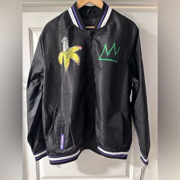 Members Only Other - Members Only x Jean Michel Basquiat Windbreaker Jacket